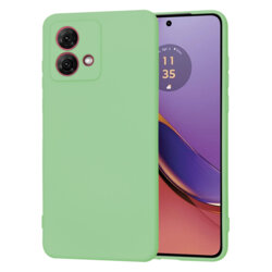 Husa silicon Motorola Moto G84 Techsuit SoftFlex, verde deschis