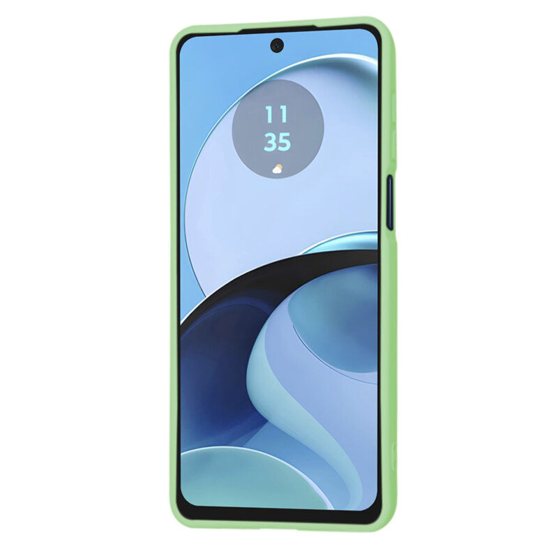 Husa silicon Motorola Moto G14 Techsuit SoftFlex, verde deschis