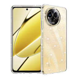 Husa sclipici Realme 11 5G Techsuit SparkleSkin, transparenta