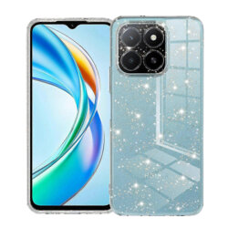 Husa sclipici Honor X5b Techsuit SparkleSkin, transparenta