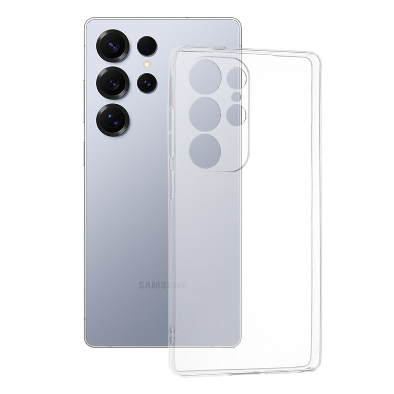 Husa Samsung Galaxy S25 Ultra Techsuit Clear Silicone, transparenta