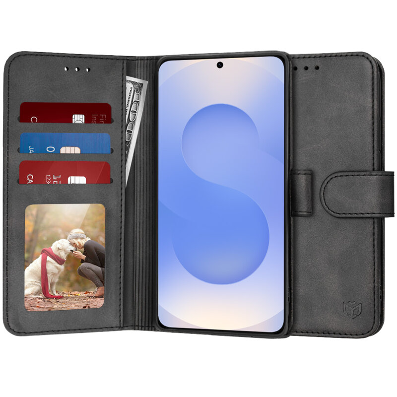 Husa 360 Samsung Galaxy S25 Techsuit Diary Book, negru
