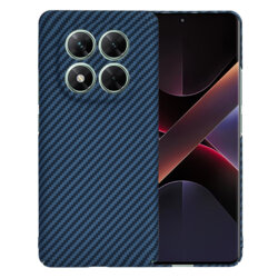 Husa Xiaomi Poco X7 Techsuit Carbonite FiberShell, cyan