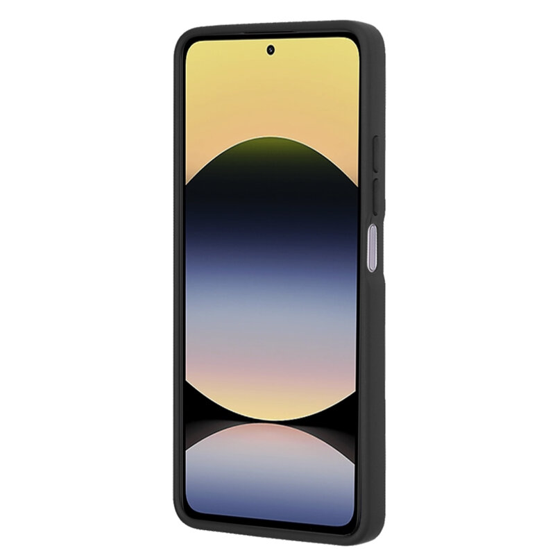 Husa Xiaomi Redmi Note 14 5G Techsuit Glinth cu inel suport stand magnetic, negru