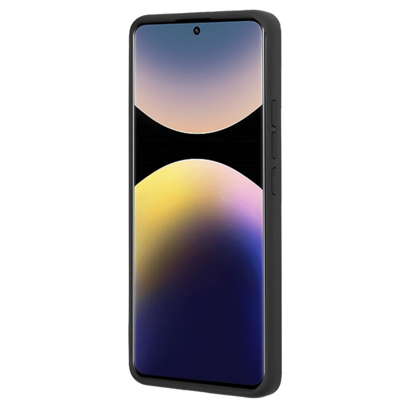 Husa Xiaomi Redmi Note 14 Pro+ 5G Techsuit Glinth cu inel suport stand magnetic, negru