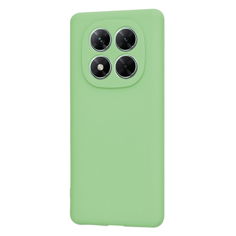 Husa silicon Xiaomi Poco X7 Techsuit SoftFlex, verde deschis