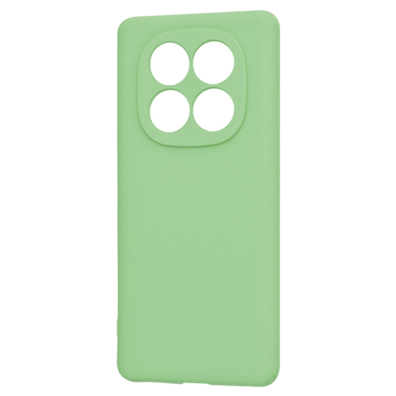 Husa silicon Xiaomi Poco X7 Techsuit SoftFlex, verde deschis