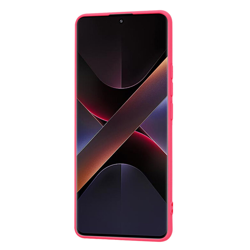 Husa silicon Xiaomi Poco X7 Techsuit SoftFlex, fucsia