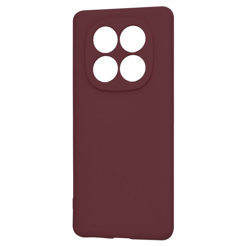 Husa silicon Xiaomi Poco X7 Techsuit SoftFlex, bordo