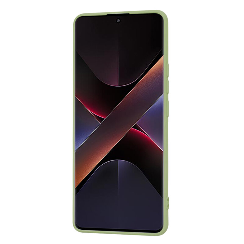 Husa silicon Xiaomi Poco X7 Techsuit SoftFlex, verde
