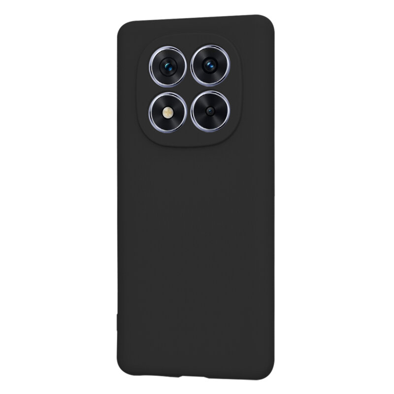 Husa silicon Xiaomi Redmi Note 14 Pro 5G Techsuit SoftFlex, negru