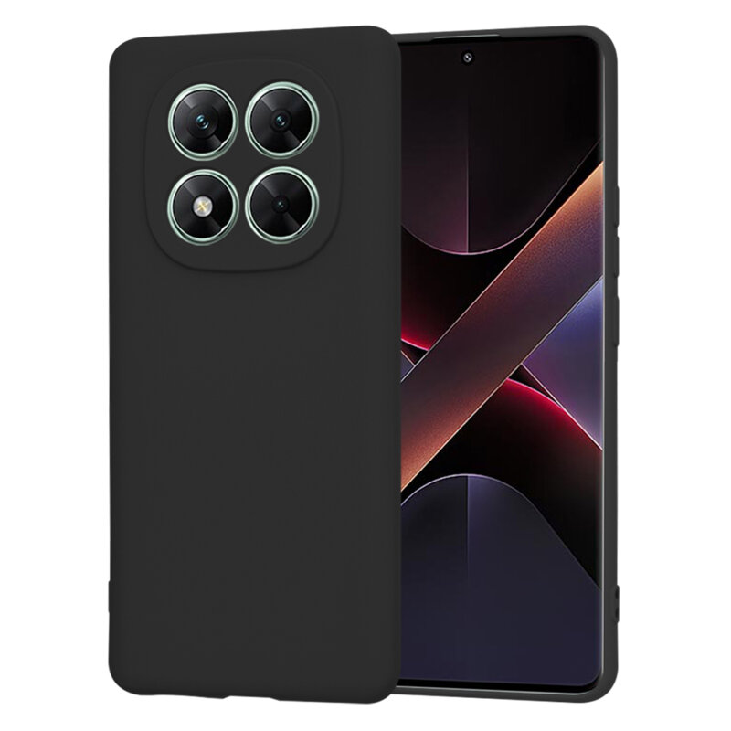 Husa silicon Xiaomi Poco X7 Techsuit SoftFlex, negru