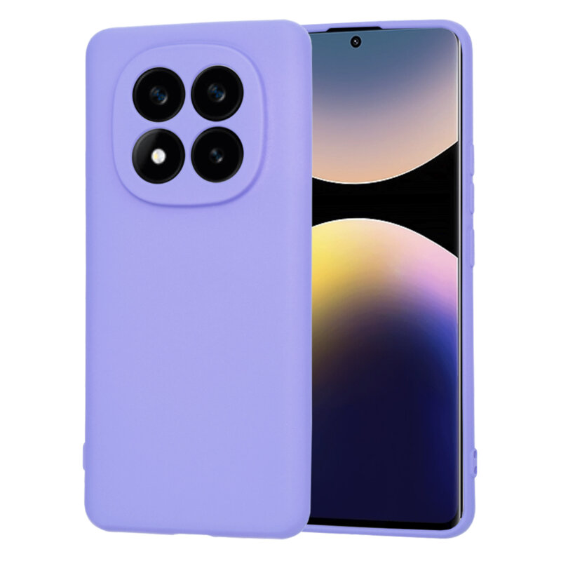 Husa silicon Xiaomi Redmi Note 14 Pro+ 5G Techsuit SoftFlex, violet