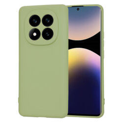 Husa silicon Xiaomi Redmi Note 14 Pro+ 5G Techsuit SoftFlex, verde