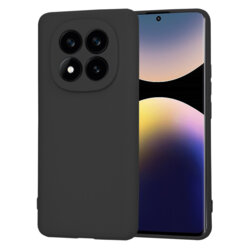Husa silicon Xiaomi Redmi Note 14 Pro+ 5G Techsuit SoftFlex, negru