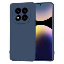Husa silicon Xiaomi Redmi Note 14 Pro+ 5G Techsuit SoftFlex, bleumarin