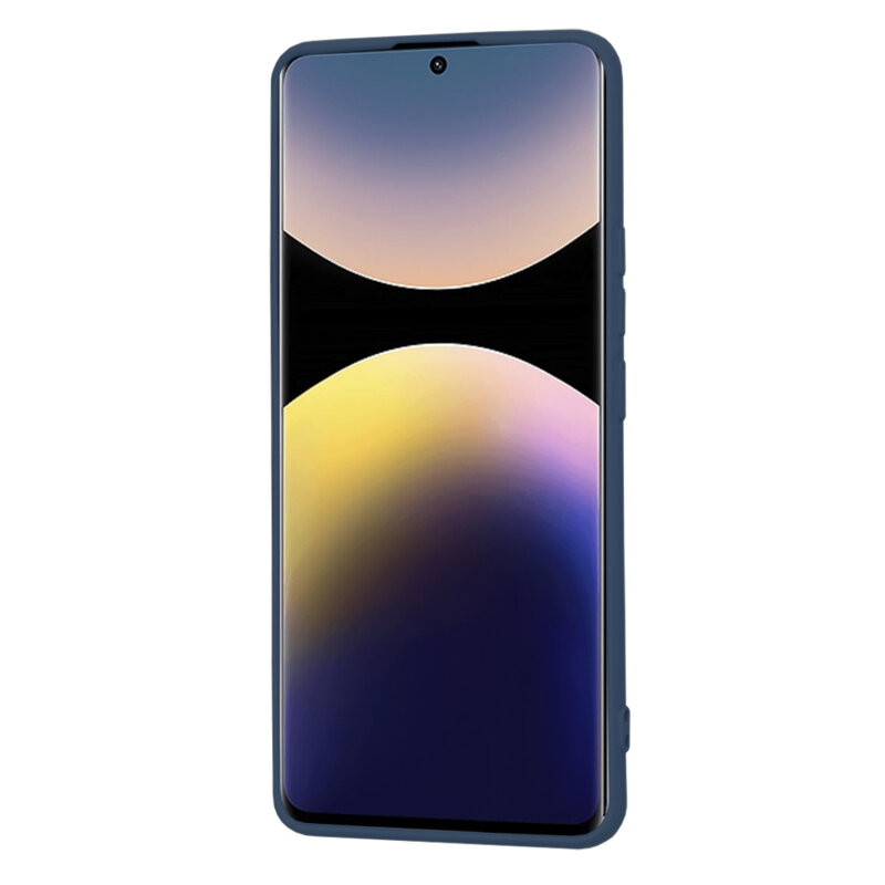 Husa silicon Xiaomi Redmi Note 14 Pro+ 5G Techsuit SoftFlex, bleumarin