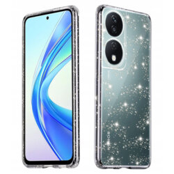 Husa sclipici Honor X7b 5G Techsuit SparkleSkin, transparenta