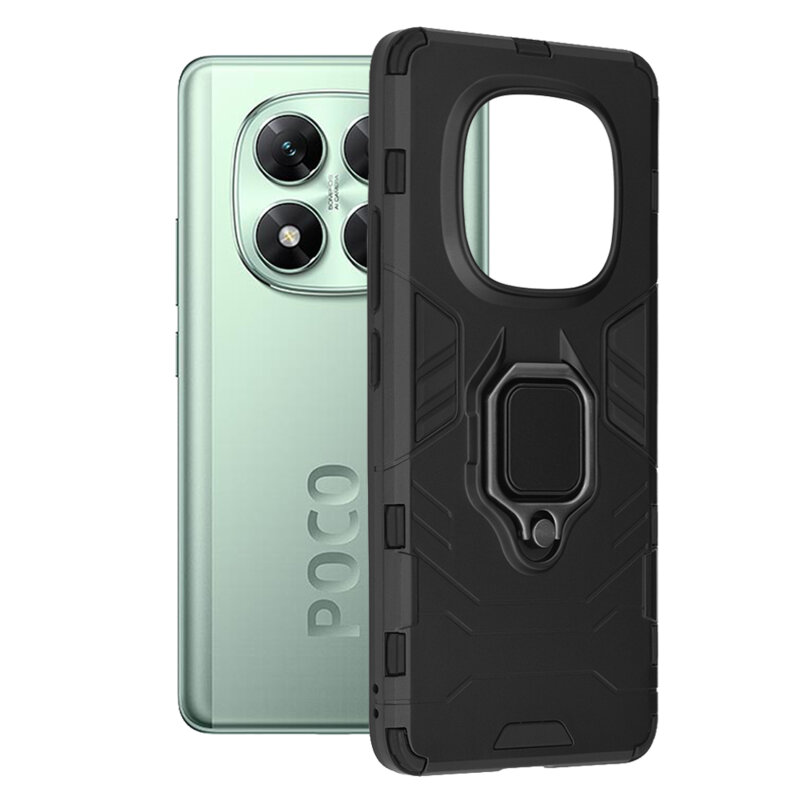 Husa Xiaomi Poco X7 Techsuit Silicone Shield, negru