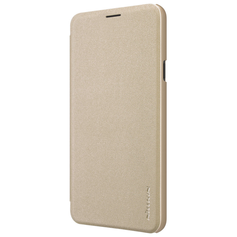 Husa Samsung Galaxy J4 2018 NILLKIN Sparkle Flip Auriu