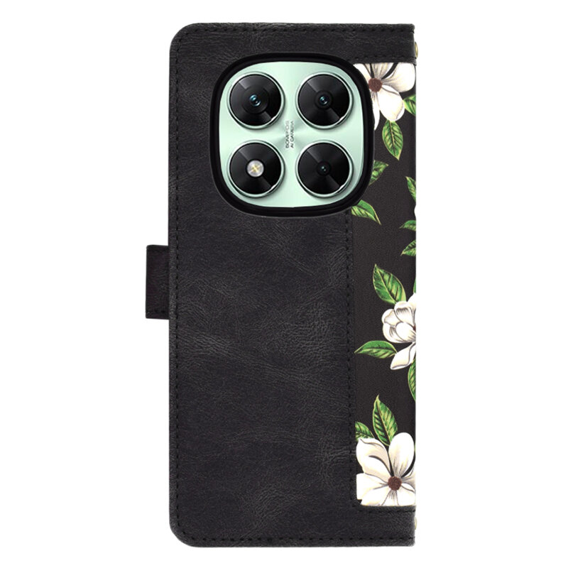 Husa personalizata fete Xiaomi Poco X7 Techsuit FlipCraft, negru