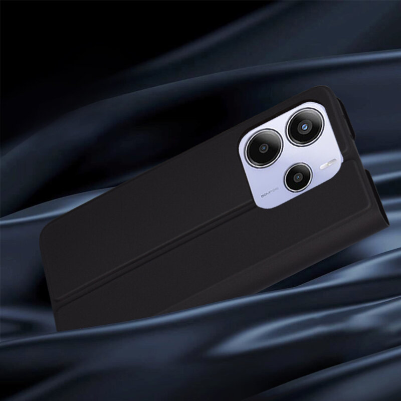 Husa Xiaomi Redmi Note 14 5G Techsuit Magskin Book, negru