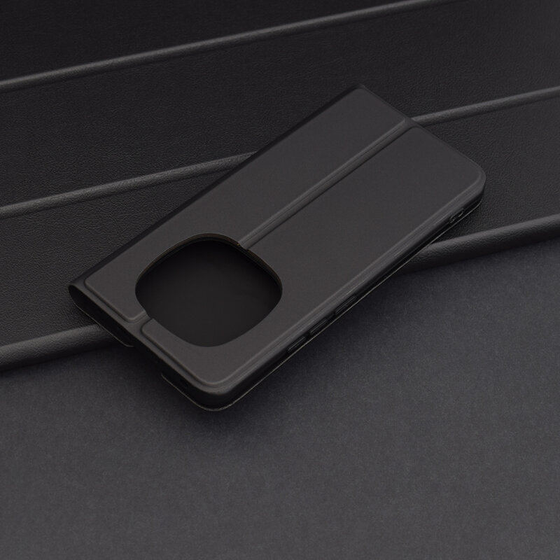 Husa Xiaomi Poco X7 Techsuit Magskin Book, negru