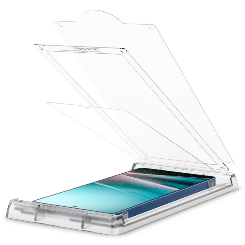 Folie Samsung Galaxy S25 Ultra Spigen Elite Shield EZ Fit HD, transparenta