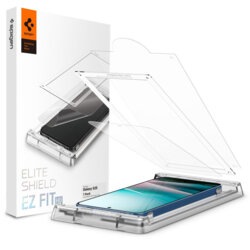 Folie Samsung Galaxy S25 Spigen Elite Shield EZ Fit HD, transparenta