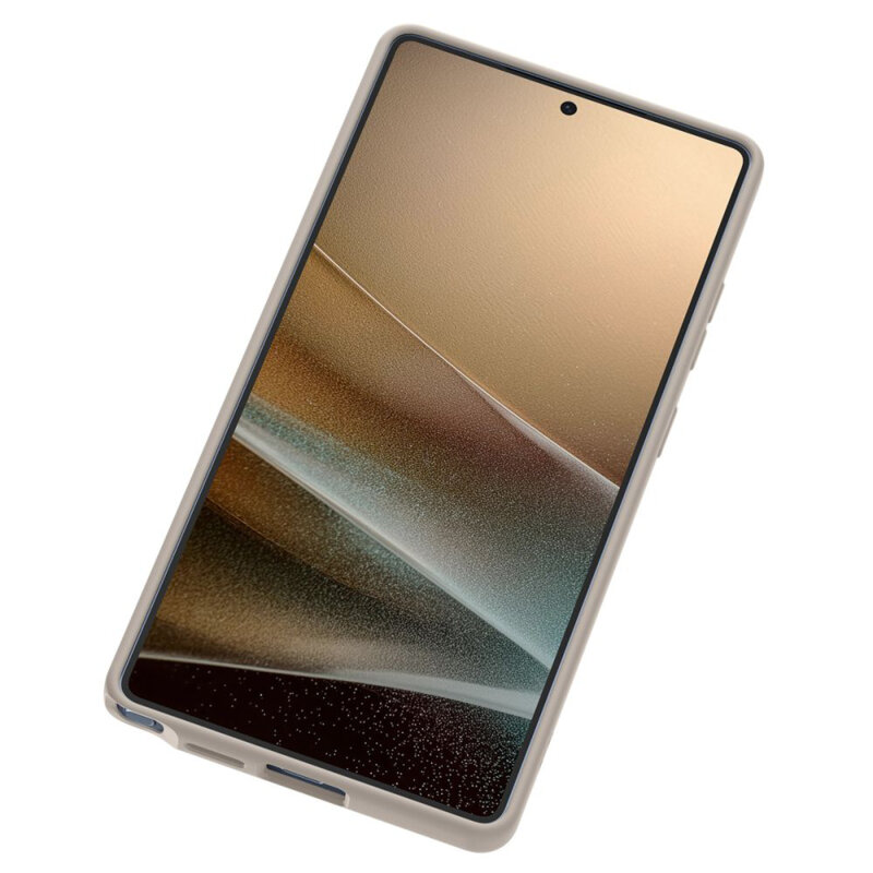 Husa Samsung Galaxy S25 Ultra Spigen Silicone Fit MagSafe, bej