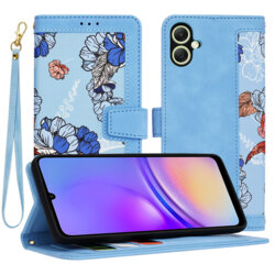 Husa personalizata fete Samsung Galaxy A05 Techsuit FlipCraft, bleu