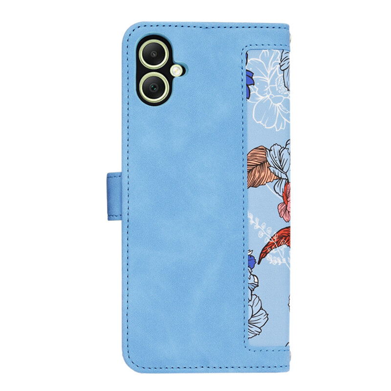 Husa personalizata fete Samsung Galaxy A05 Techsuit FlipCraft, bleu