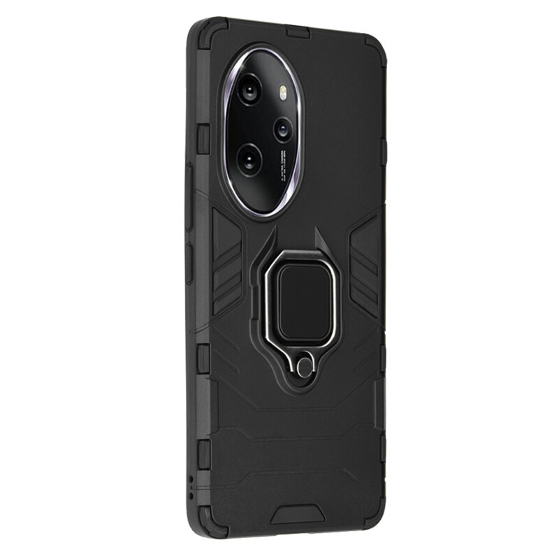 Husa Honor 100 Pro Techsuit Silicone Shield, negru