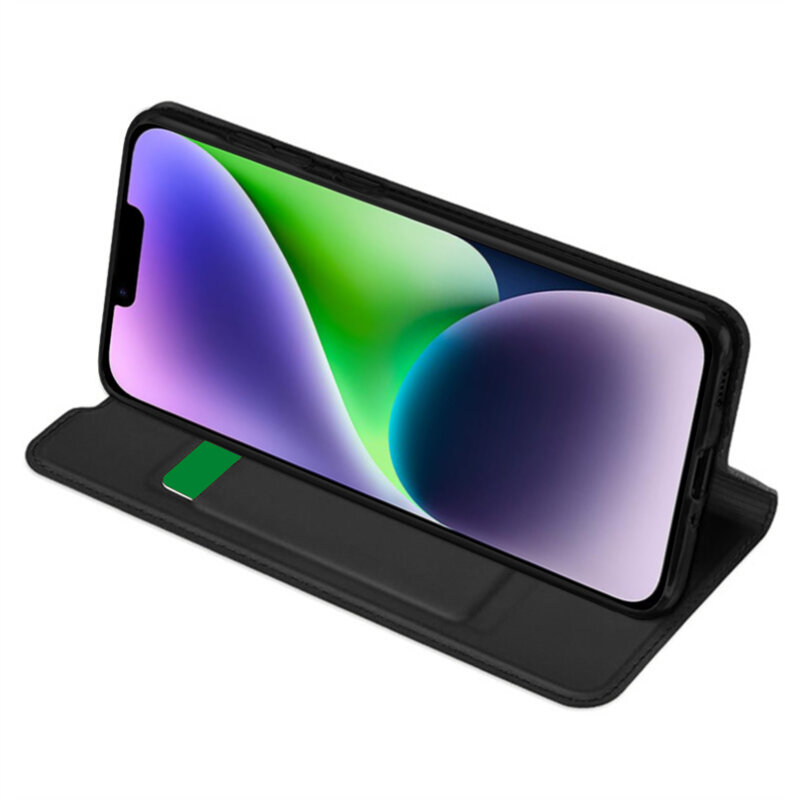 Husa iPhone 14 Plus Techsuit Magskin Book, negru