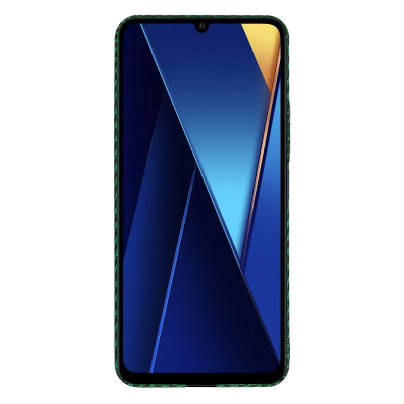 Husa Xiaomi Poco C65 Techsuit Carbonite FiberShell, negru