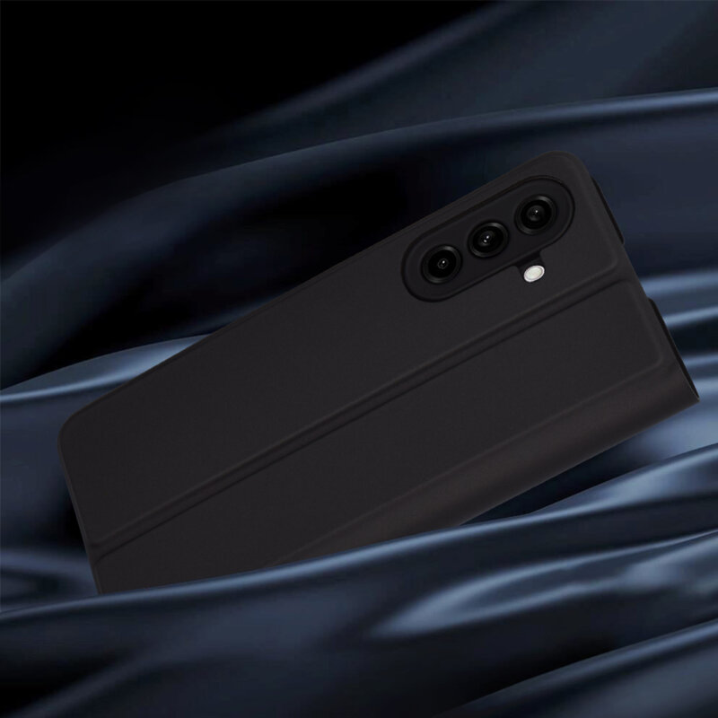 Husa Samsung Galaxy A56 5G Techsuit Magskin Book, negru