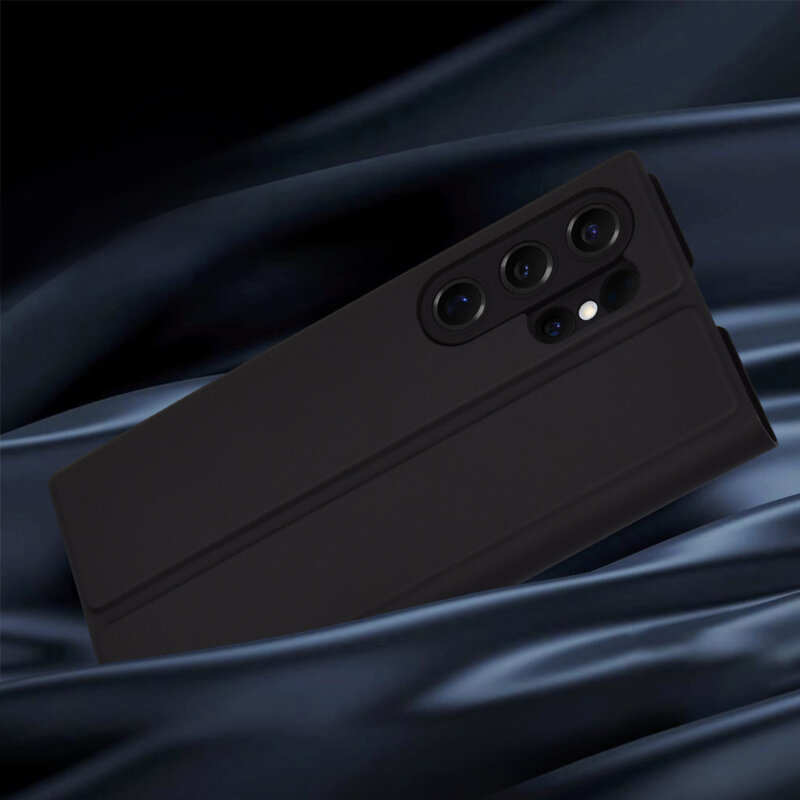 Husa Samsung Galaxy S25 Ultra Techsuit Magskin Book, negru