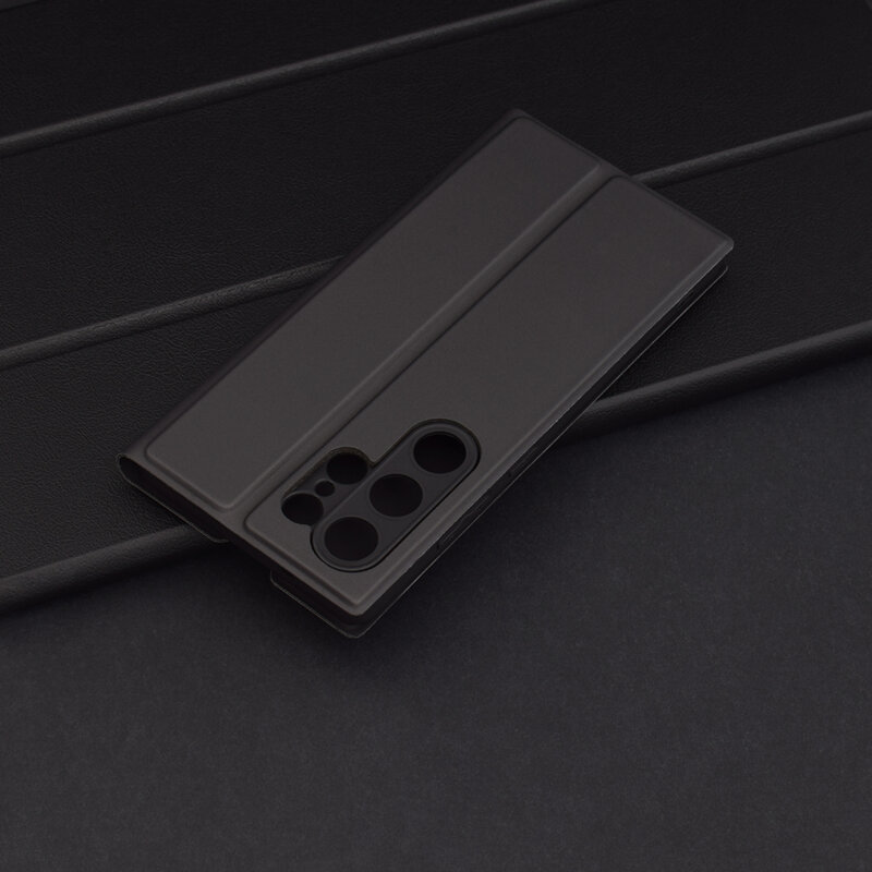 Husa Samsung Galaxy S25 Ultra Techsuit Magskin Book, negru