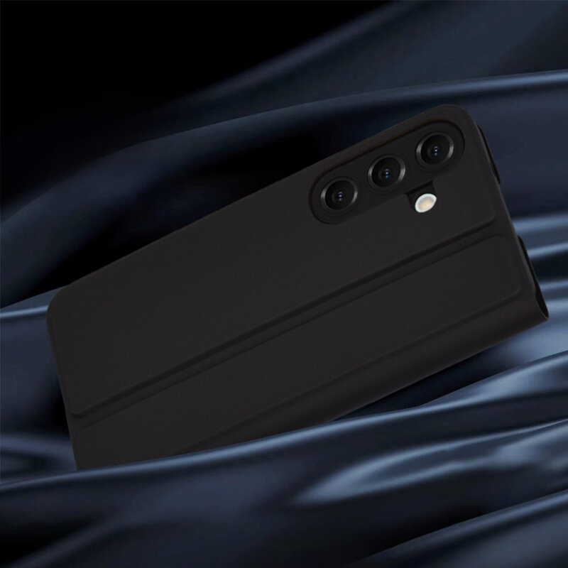 Husa Samsung Galaxy S25 Plus Techsuit Magskin Book, negru