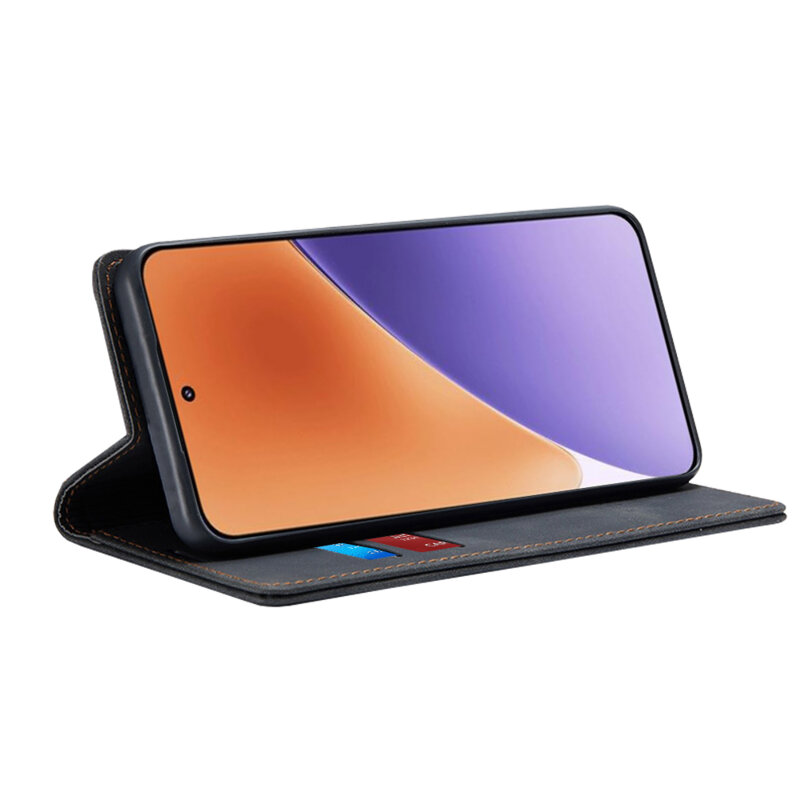 Husa piele Xiaomi 15 Techsuit Confy Cover, negru
