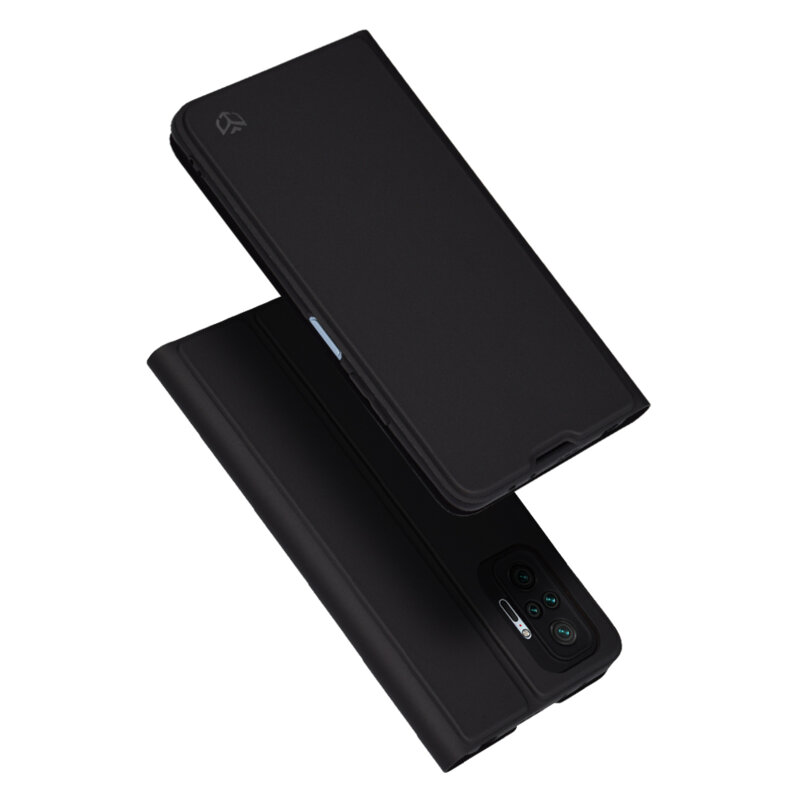 Husa Xiaomi Redmi Note 10 Pro Techsuit Magskin Book, negru