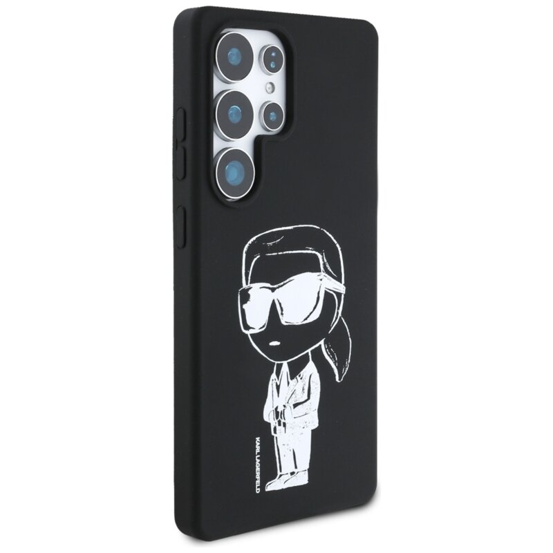 Husa Karl Lagerfeld Samsung Galaxy S25 Ultra Silicone Graffiti MagSafe, Ikonik, KLHMS25LPNYKGRTK