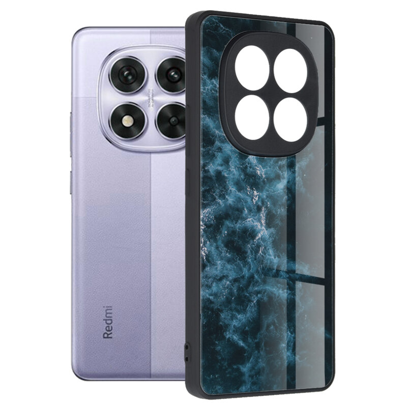 Husa Xiaomi Redmi Note 14 Pro 5G Techsuit Glaze, Blue Nebula