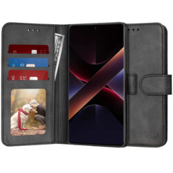 Husa 360 Xiaomi Poco X7 Techsuit Diary Book, negru