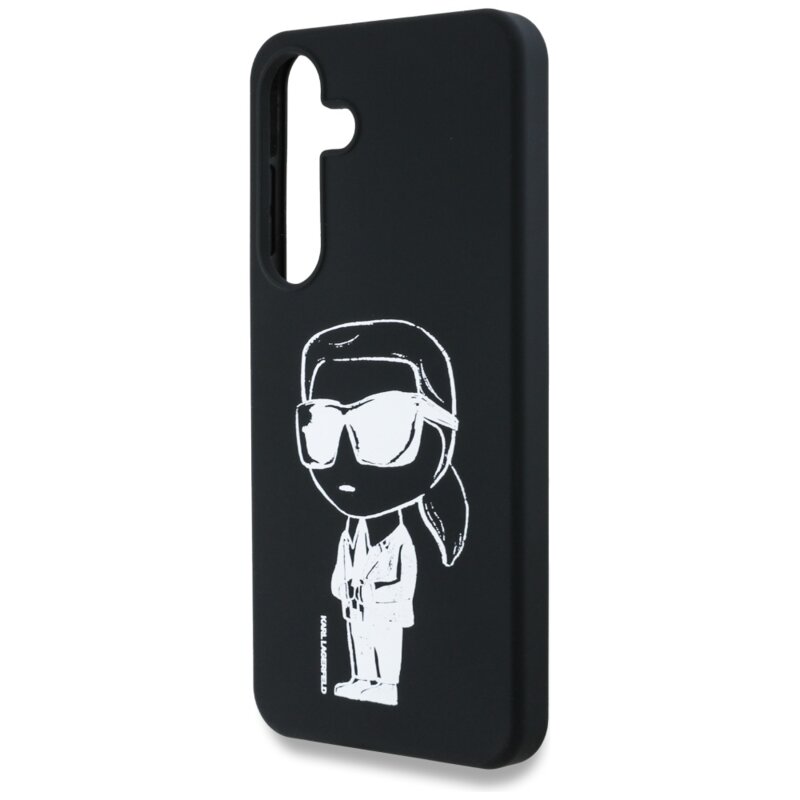 Husa Karl Lagerfeld Samsung Galaxy S25 Silicone Graffiti MagSafe, Ikonik, KLHMS25SPNYKGRTK