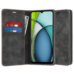 Husa piele Xiaomi Redmi A3x Techsuit Confy Cover, negru