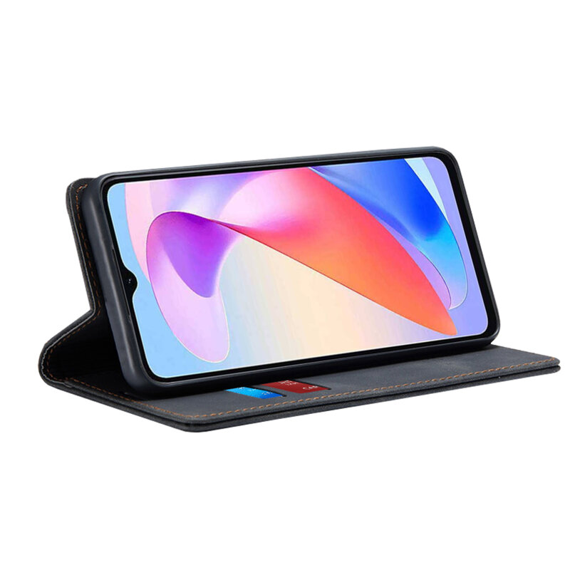Husa piele Honor X6a Techsuit Confy Cover, negru
