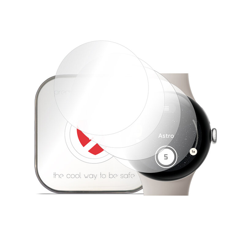 [Pachet 4x] Folie regenerabila premium Google Pixel Watch 3 45mm Smart Protection Classic, transparenta