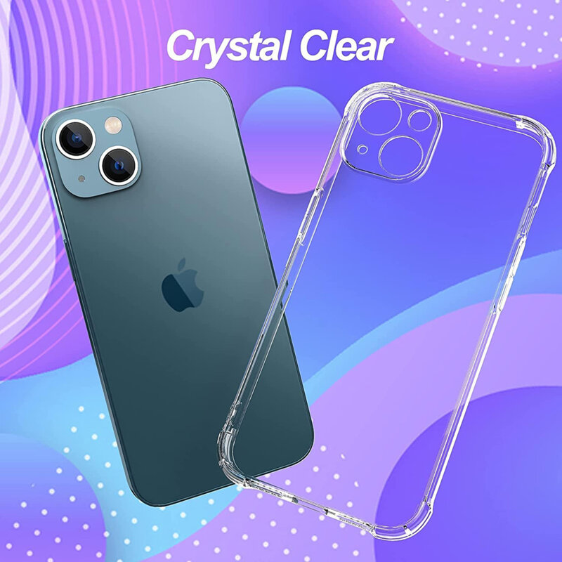 Husa iPhone 16 Pro Techsuit Shockproof Clear Silicone, transparenta