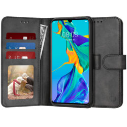 Husa 360 Huawei P30 Techsuit Diary Book, negru